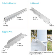 Load image into Gallery viewer, Renogy Solar Panel Pole Mount Single Side 27.4in