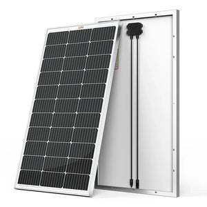 MEGA 100 | 100 Watt Solar Panel | Premier 12V Off-Grid Solar Panel for Vans, Campers, Boats | 25-Year Output Warranty | UL Certified