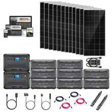 Load image into Gallery viewer, Bluetti AC300 3,072Wh/ 3,000W Solar Kits - Portable Power Station + Choose Your Custom Bundle | Complete Solar Generator Kit