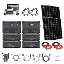 Load image into Gallery viewer, Bluetti AC500 5,000W / 3,072Wh to 18,432Wh Portable Power Station Solar Kits + Choose Your Custom Bundle | Complete Solar Kit