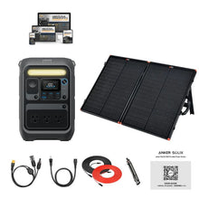Load image into Gallery viewer, Anker SOLIX C300X 288Wh / 300W Portable Power Station + Choose Custom Solar Panel Bundle Option | 3-Year Warranty | Complete Solar Kit