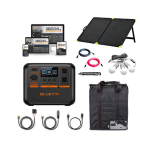 Bluetti AC70P 1000W / 864Wh Portable Power Station + Choose Your Custom Bundle | Solar Generator Kit