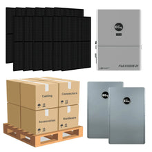 Load image into Gallery viewer, 7.3kW Solar + EG4 FlexBOSS21 + [20.48kWh - 28.6kWh Lithium Battery] + 18 x 410W Solar Panels | Includes Schematic | Complete Solar Kit [BPK-MAX]