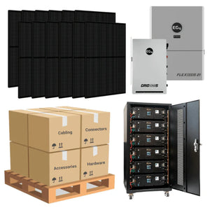 14.4kW Solar + EG4 FlexBOSS21 + GridBOSS MID + [28.6kWh - 30.72kWh Lithium Battery Options] + 36 x 410W Solar Panels | Complete Solar Kit [BPK-PRO]