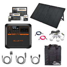 Load image into Gallery viewer, Bluetti AC180P 1800W / 1440Wh Portable Power Station + Choose Your Custom Your Custom Bundle | Complete Solar Generator Kit