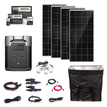 Load image into Gallery viewer, EcoFlow DELTA [MAX] Solar Kits - 2,400W / 2,016Wh Portable Power Station + Choose Your Custom Bundle | Complete Solar Generator Kit