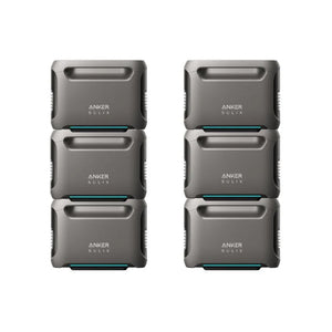 Anker SOLIX F3800 Expansion Battery - 3,840 Watt Hour LFP | BP3800 | Expand up to 53.8kWh | 5-Year Warranty