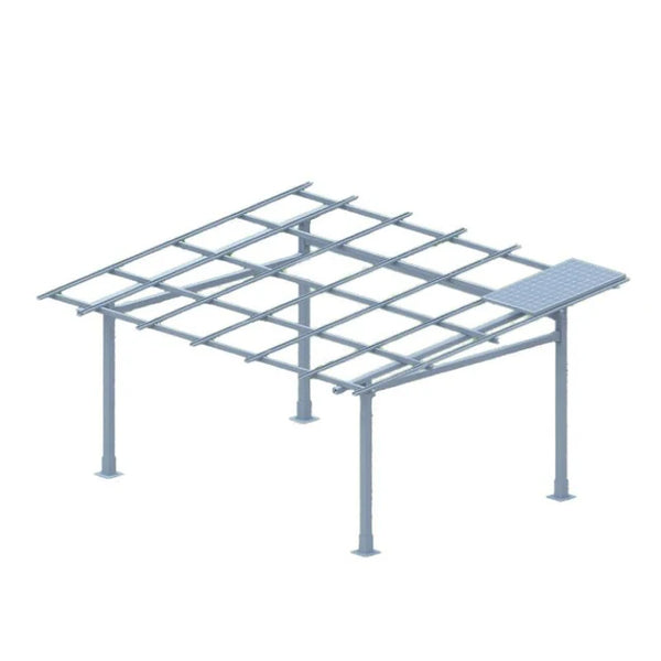 CRX Carport - Residential | Steel | All-Black | 12-Panels Per Carport | Fully Expandable