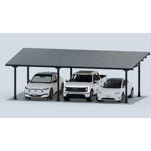 Load image into Gallery viewer, CRX Carport - Residential | Steel | All-Black | 12-Panels Per Carport | Fully Expandable