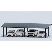 Load image into Gallery viewer, CRX Carport - Residential | Steel | All-Black | 12-Panels Per Carport | Fully Expandable