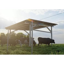Load image into Gallery viewer, CRX Carport - Residential | Steel | All-Black | 12-Panels Per Carport | Fully Expandable