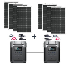 Load image into Gallery viewer, EcoFlow DELTA 1,800W / 1,300Wh Solar Kit / Portable Power Station + Choose Your Custom Bundle | Complete Solar Generator Kit