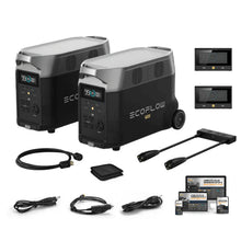 Load image into Gallery viewer, EcoFlow DELTA PRO 120V/240V Solar Kits - 7,200W Portable Power Station Setup + Choose Custom Bundle Option | Complete Solar Kit | 5-Year Warranty