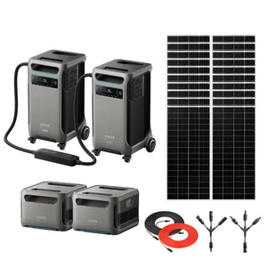 Anker F3800 [PLUS] Dual Kits - 7,680Wh / 6,000W | 120V/240V Output | 6,400W Solar Input | Choose Your Bundle Option | 5-Year Warranty