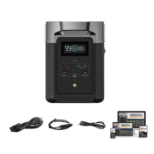 EcoFlow DELTA [2] Solar Kits - 1,800W / 1,024wH Portable Solar Power Station + Choose Your Custom Bundle | Complete Solar Generator Kit | 2023 Model