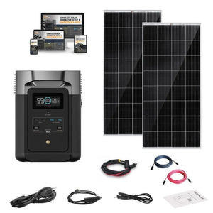 EcoFlow DELTA [2] Solar Kits - 1,800W / 1,024wH Portable Solar Power Station + Choose Your Custom Bundle | Complete Solar Generator Kit | 2023 Model