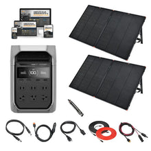 Load image into Gallery viewer, Ecoflow DELTA 3 PLUS 1,024Wh Portable Power Station + Choose Custom Solar Panel Bundle Option | 5-Year Warranty | Complete Solar Kit