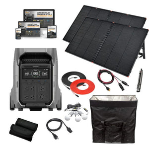 EcoFlow DELTA PRO 3 - 4,096Wh / 4,000W Portable Power Station + Choose Custom Solar Panel Bundle Option | 5-Year Warranty | Complete Solar Kit