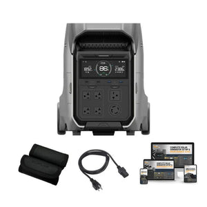 EcoFlow DELTA PRO 3 - 4,096Wh / 4,000W Portable Power Station + Choose Custom Solar Panel Bundle Option | 5-Year Warranty | Complete Solar Kit