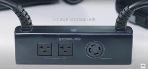 EcoFlow Double Voltage Hub | 120 / 240V Output for Connecting 2 x PRO's