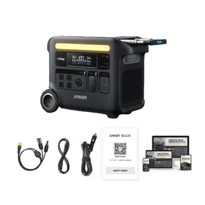 Anker Solix F2600 - 2,560Wh / 2,400W Portable Power Station + Choose Your Custom Bundle | Complete Solar Kit