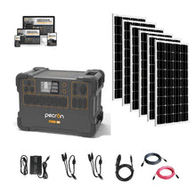 Load image into Gallery viewer, Pecron E2000LFP [Expandable] 2000W / 1,920Wh Portable Power Station + Choose Your Custom Bundle | 5 Year Warranty | Complete Solar Generator Kit | Up to 8064Wh Capacity