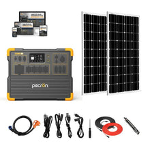 Load image into Gallery viewer, Pecron E3600 LFP 3,600W / 3,072Wh Portable Power Station + Choose Custom Solar Panel Bundle Option | 5-Year Warranty | Complete Solar Kit