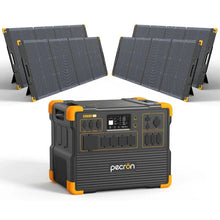 Load image into Gallery viewer, Pecron E3600 LFP 3,600W / 3,072Wh Portable Power Station + Choose Custom Solar Panel Bundle Option | 5-Year Warranty | Complete Solar Kit