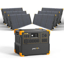 Load image into Gallery viewer, Pecron E3600 LFP 3,600W / 3,072Wh Portable Power Station + Choose Custom Solar Panel Bundle Option | 5-Year Warranty | Complete Solar Kit