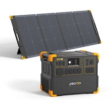 Load image into Gallery viewer, Pecron E3600 LFP 3,600W / 3,072Wh Portable Power Station + Choose Custom Solar Panel Bundle Option | 5-Year Warranty | Complete Solar Kit