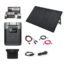 Load image into Gallery viewer, EcoFlow DELTA 1,800W / 1,300Wh Solar Kit / Portable Power Station + Choose Your Custom Bundle | Complete Solar Generator Kit