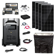 Load image into Gallery viewer, EcoFlow DELTA PRO 120V Solar Kits - 3,600Wh / 3,600W Portable Power Station + Choose Your Custom Bundle Option | Complete Solar Kit | 5-Year Warranty
