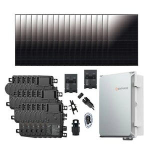 Complete Grid-Tie Solar Kit - 7.11kW ~ 7.2kW Solar w/ Microinverters | Choose # of Solar Panels [MIK-PLUS]