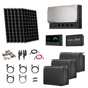 EcoFlow Power Kits - 3,600W 120V Output + [2kWh - 15kWh Lithium Battery Bank] + 400W - 2200W of Solar | Modular & Expandable + Choose Custom Bundle Option | Complete Solar Kit | 5-Year Warranty