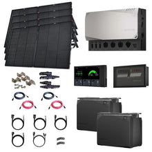 Load image into Gallery viewer, EcoFlow Power Kits - 3,600W 120V Output + [2kWh - 15kWh Lithium Battery Bank] + 400W - 2200W of Solar | Modular &amp; Expandable + Choose Custom Bundle Option | Complete Solar Kit | 5-Year Warranty