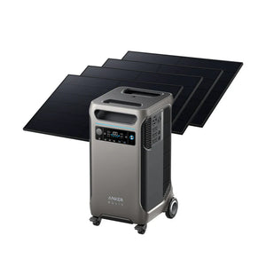 Anker F3800 - 3,840Wh / 6,000W Solar Power Station | 1,600W Solar Input | Choose Your Custom Bundle | 5-Year Warranty | Complete Solar Kit