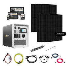 Load image into Gallery viewer, Hysolis [Apollo 5K] 120V Solar Kits - 5,376Wh / 3,000W Solar Power Station + Choose Your Custom Bundle | Complete Solar Kit