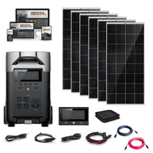 Load image into Gallery viewer, EcoFlow DELTA PRO 120V Solar Kits - 3,600Wh / 3,600W Portable Power Station + Choose Your Custom Bundle Option | Complete Solar Kit | 5-Year Warranty