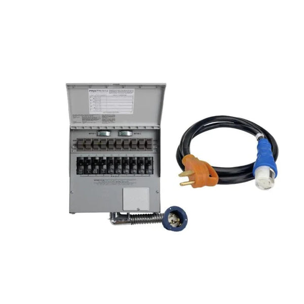 Anker SOLIX F3800 Transfer Switch - 120V/240V / 50-Amp / 10-Circuit Transfer Switch + Cables | Connect Up to 2 Units