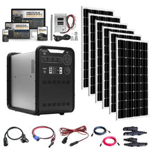 Load image into Gallery viewer, Hysolis MPS3K 4,500Wh / 3,000W Portable Power Station Setup + Choose Your Custom Bundle Option | Complete Solar Kit
