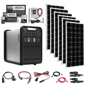 Hysolis MPS3K 4,500Wh / 3,000W Portable Power Station Setup + Choose Your Custom Bundle Option | Complete Solar Kit