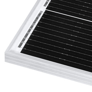 200 Watt Solar Panel | High Efficiency 12V Monocrystalline (19.98% Efficiency) | 25-Year Power Output Warranty
