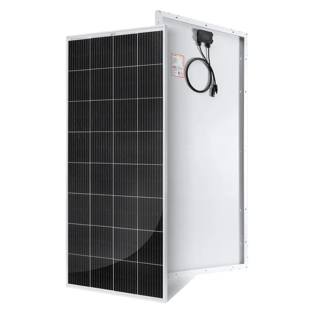200 Watt Solar Panel | High Efficiency 12V Monocrystalline (19.98% Efficiency) | 25-Year Power Output Warranty