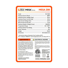 Load image into Gallery viewer, 200 Watt Solar Panel | High Efficiency 12V Monocrystalline (19.98% Efficiency) | 25-Year Power Output Warranty