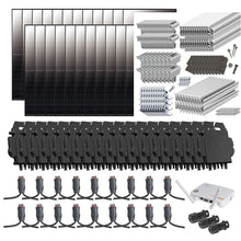 Load image into Gallery viewer, Complete Grid-Tie Solar Kit - 9.48kW ~ 9.6kW Solar w/ Microinverters | 24 x Solar Panels [MIK-MAX]