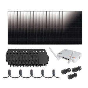 Complete Grid-Tie Solar Kit - 7.11kW ~ 7.2kW Solar w/ Microinverters | Choose # of Solar Panels [MIK-PLUS]