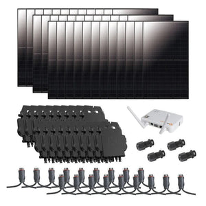 Complete Grid-Tie Solar Kit - 14.22kW ~ 14.4kW Solar w/ Microinverters | 36 x Solar Panels [MIK-PRO]