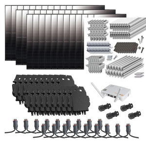 Complete Grid-Tie Solar Kit - 14.22kW ~ 14.4kW Solar w/ Microinverters | 36 x Solar Panels [MIK-PRO]