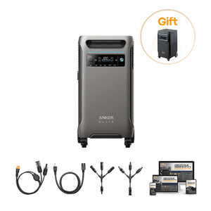 Anker F3800 - 3,840Wh / 6,000W Solar Power Station | 1,600W Solar Input | Choose Your Custom Bundle | 5-Year Warranty | Complete Solar Kit
