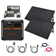 Load image into Gallery viewer, Bluetti AC180P 1800W / 1440Wh Portable Power Station + Choose Your Custom Your Custom Bundle | Complete Solar Generator Kit